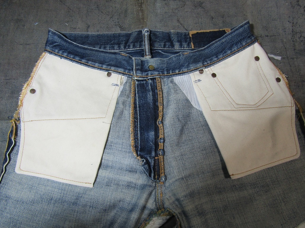 デニム　スレキ交換・修理