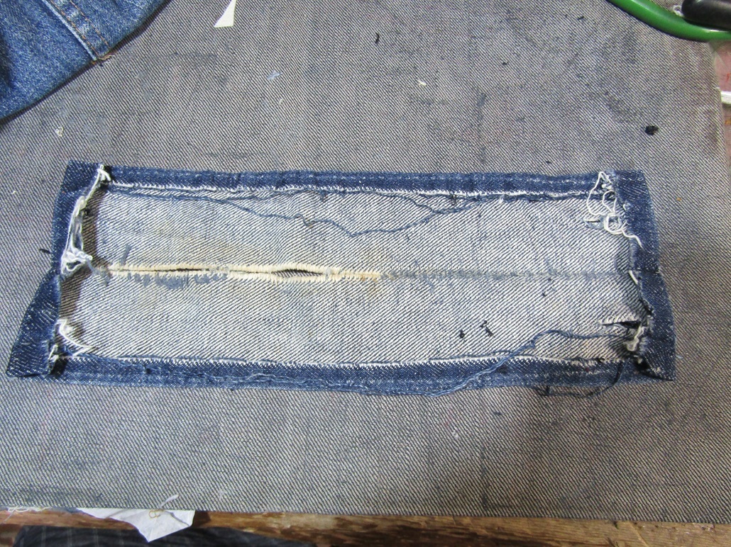 Gジャン　カフス　解体リペア＆補強