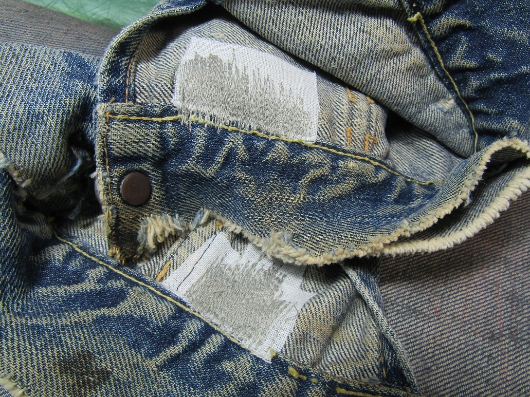 Ｇジャン　カフスの解体リペア＆全面補強