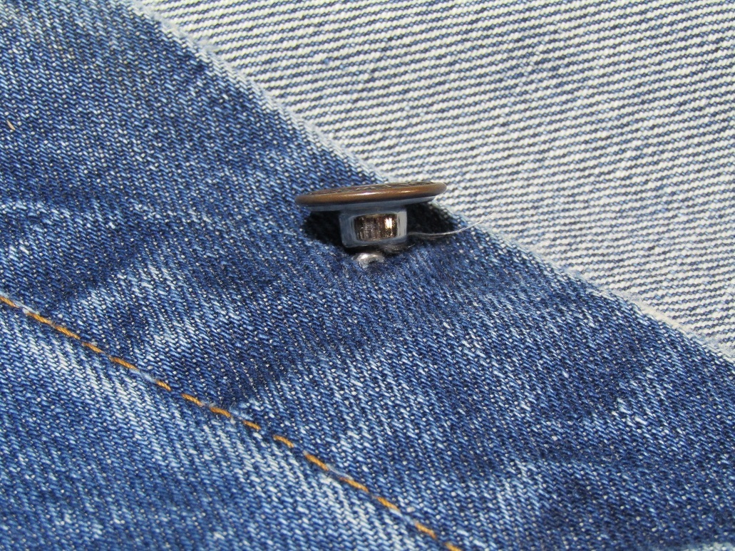 Ｇジャン　ネオバーボタンの再利用取付