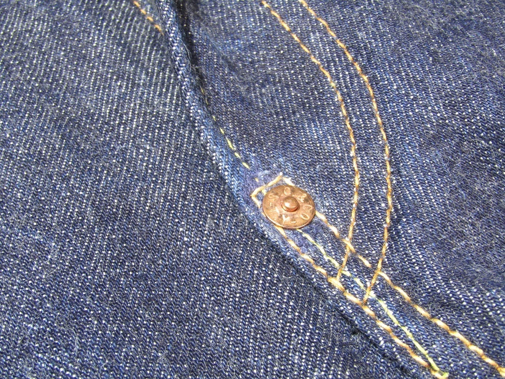 ボタンフライをファスナーに