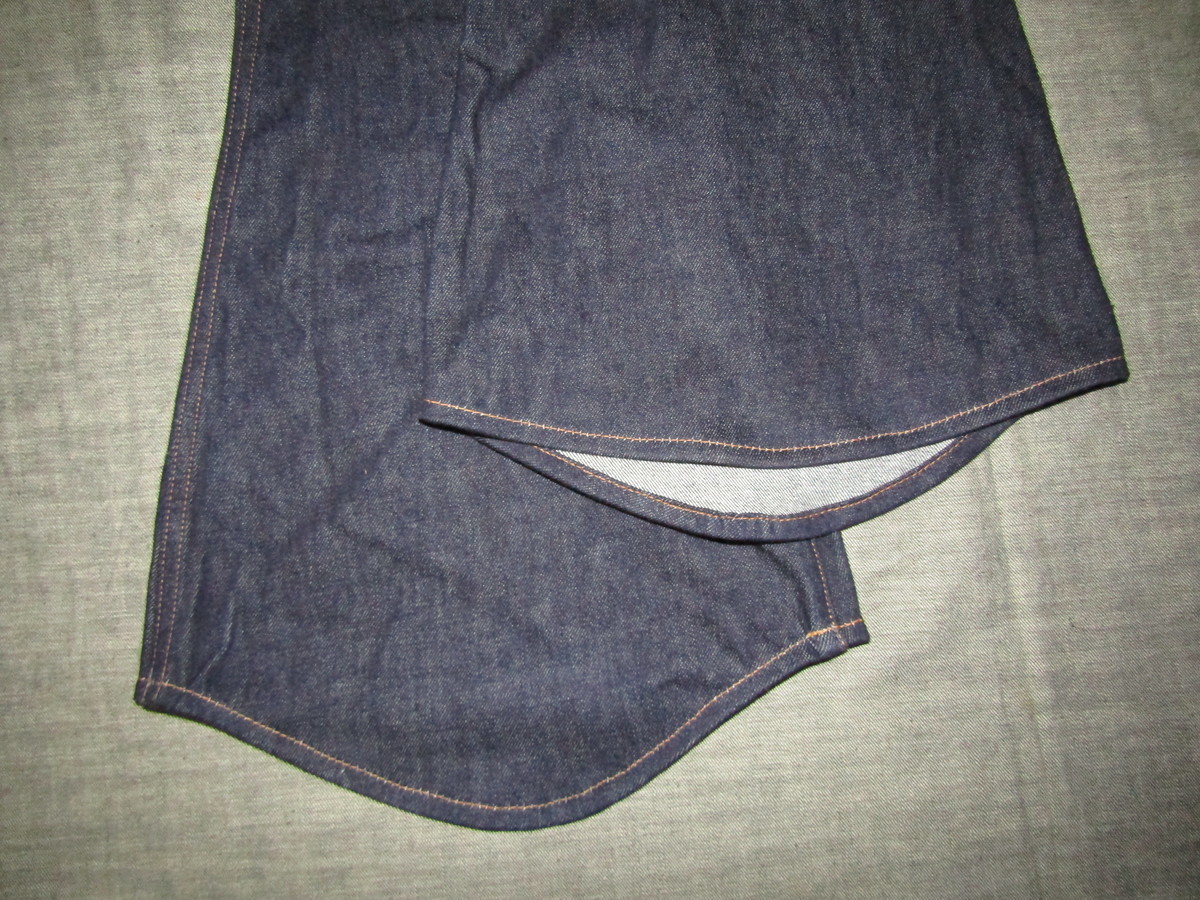 デニム　モーニングカット　裾上げ