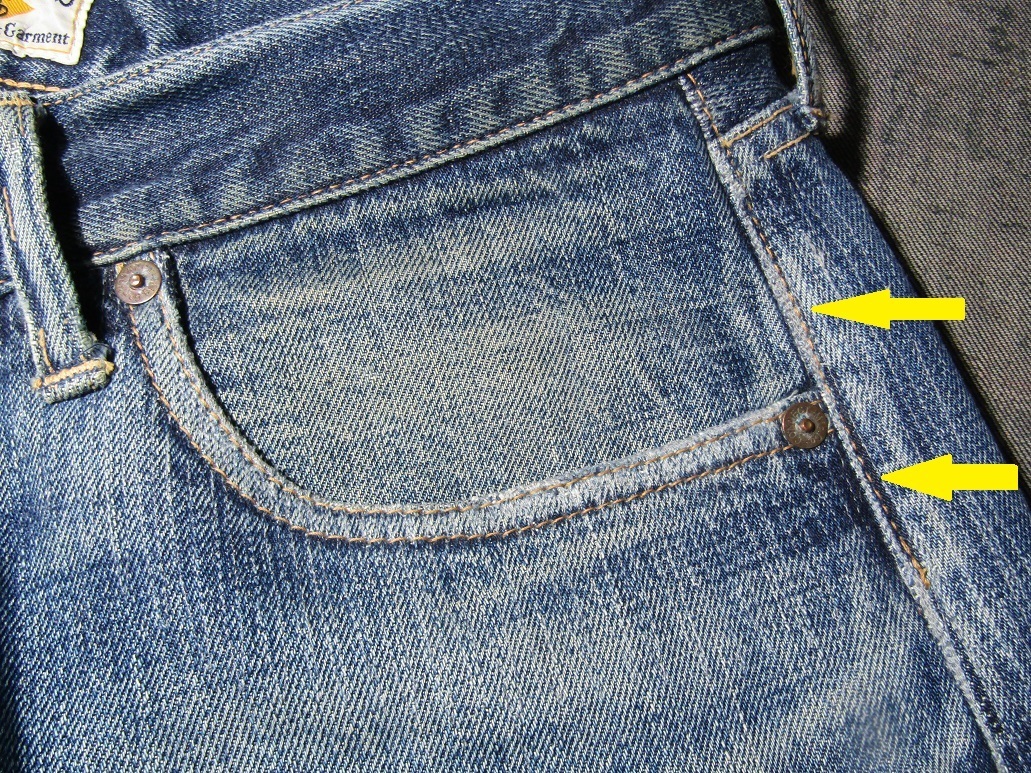 デニム　スレキ交換・修理