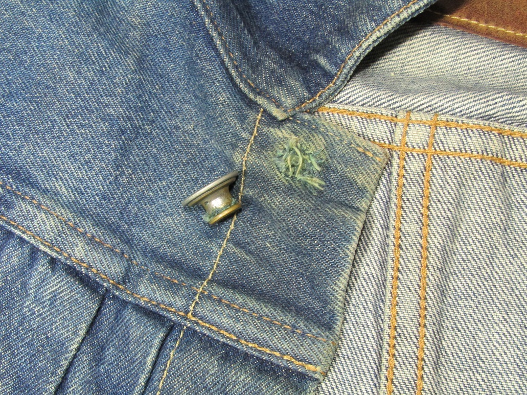 Ｇジャン　ネオバーボタンの再利用取付