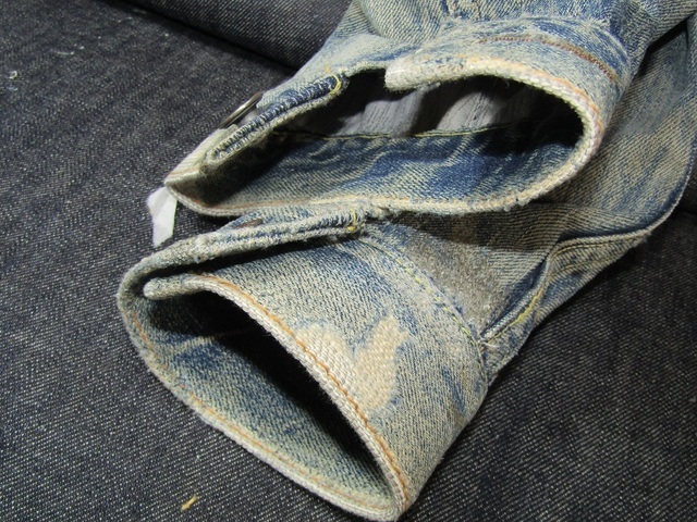 Ｇジャン　カフス　直し　リペア