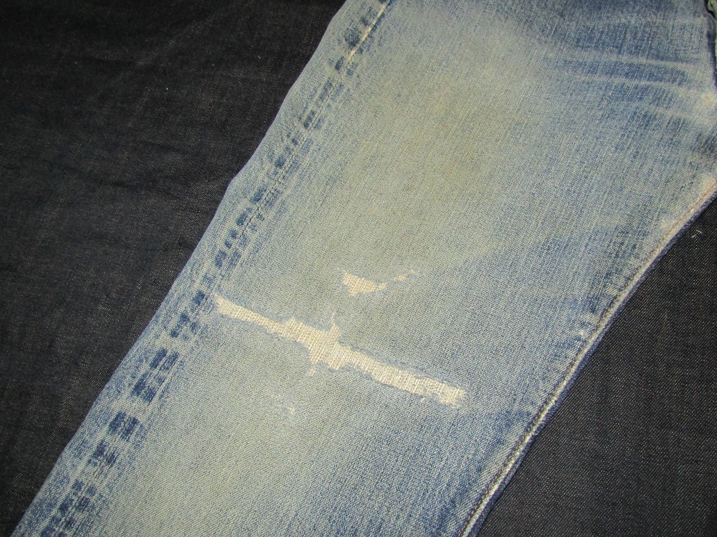 デニム　ビンテージ　修理　直し　リペア