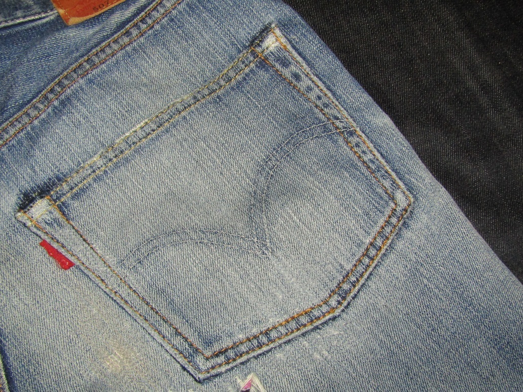 デニムリペア　後ポケット