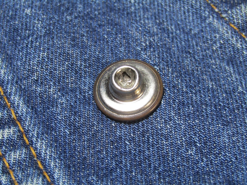 Ｇジャン　ネオバーボタンの再利用取付