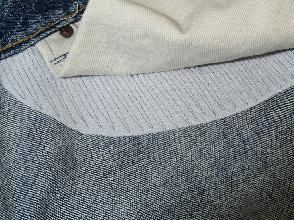 デニム　スレキ交換・修理
