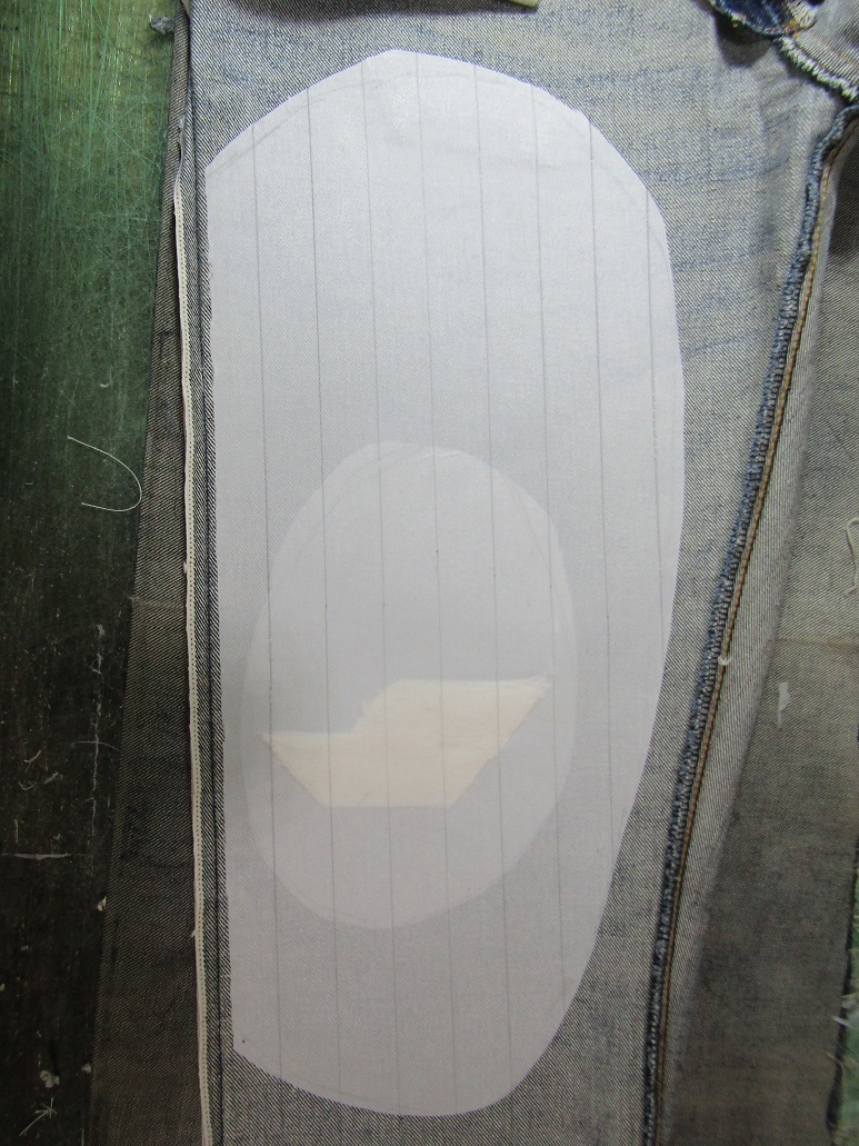 デニムリペア　後ポケット