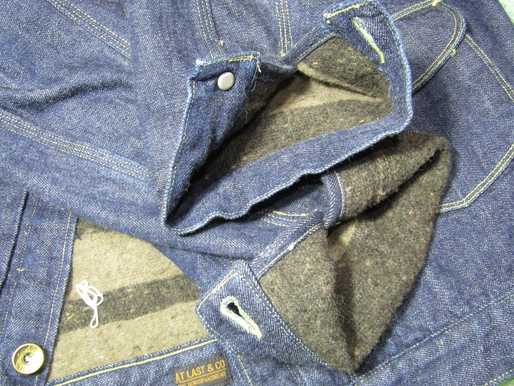 Ｇジャン　袖丈詰め　ブランケット付き