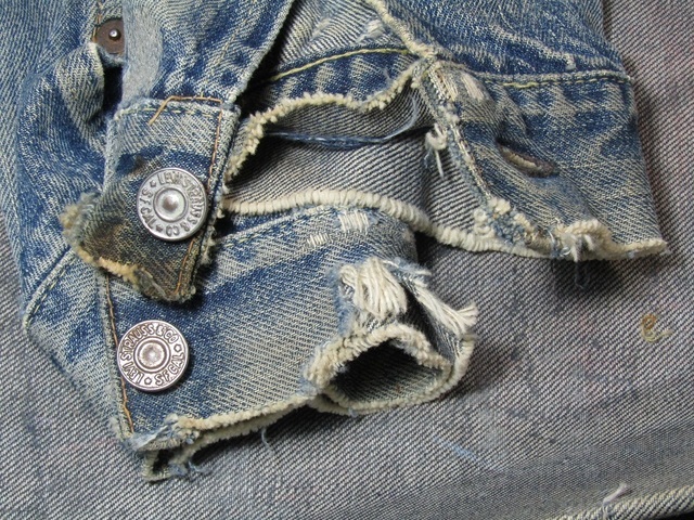 Ｇジャン　カフス　直し　リペア