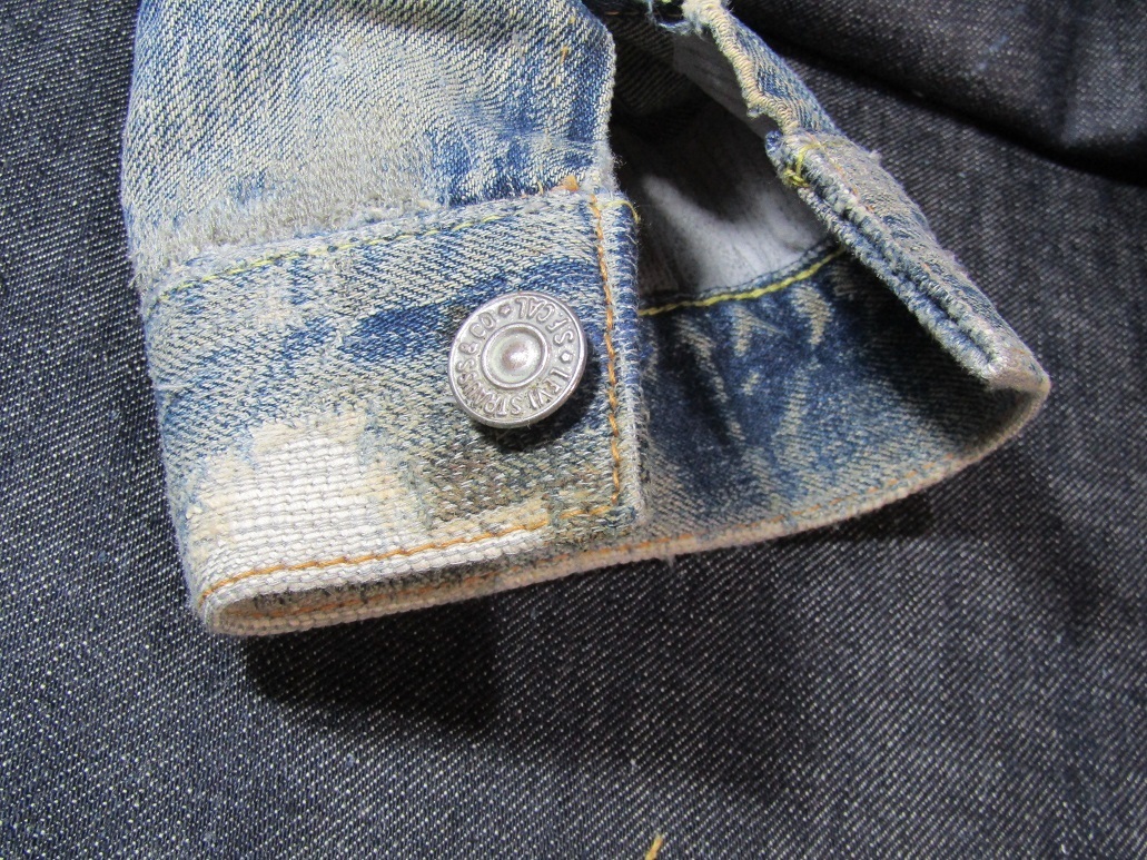 Ｇジャン　カフスの解体リペア＆全面補強